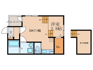 ハーモニーテラス山田西町の物件間取画像